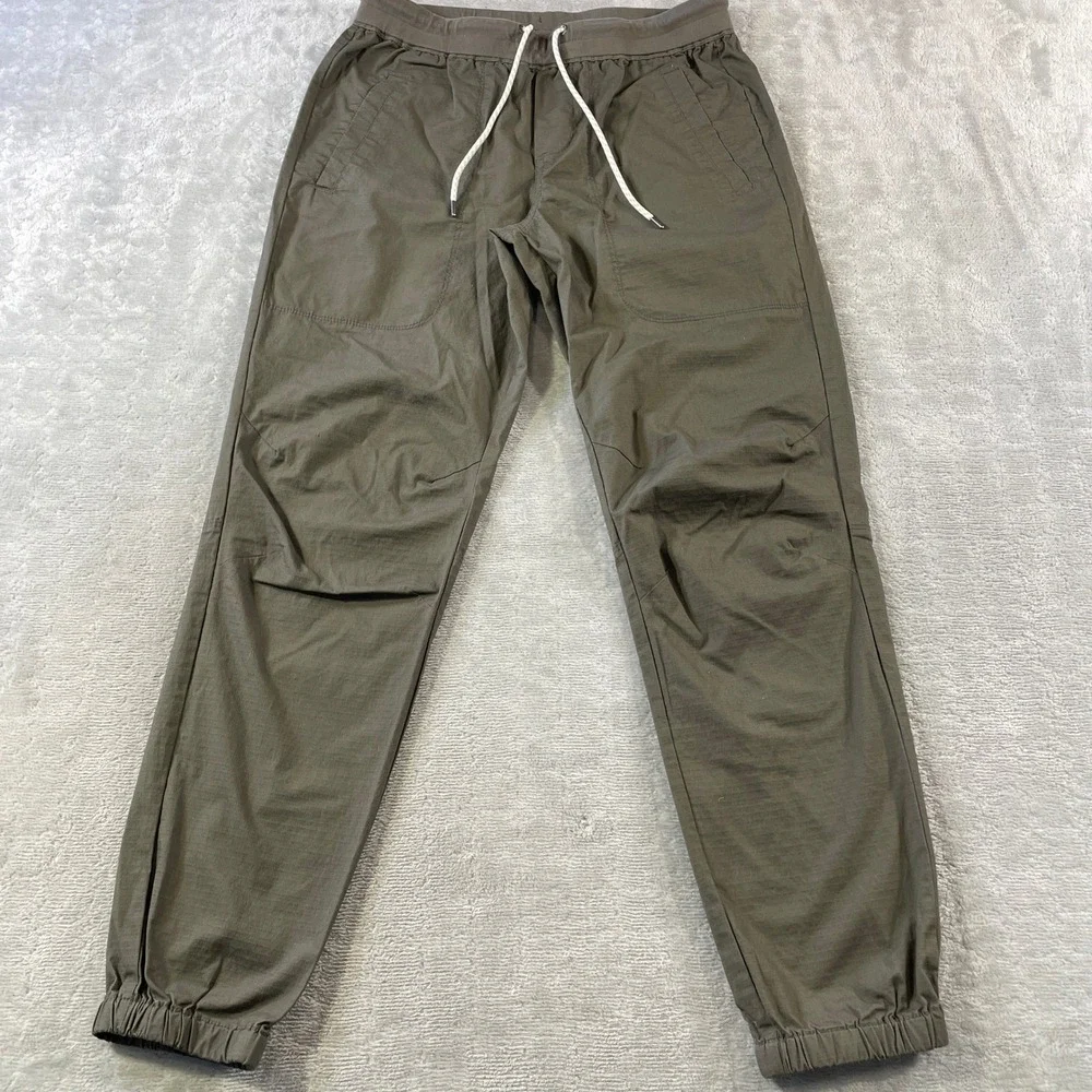 Vuori Ripstop Climber Jogger Pants Womens Medium Green Outdoor Stretch Casual